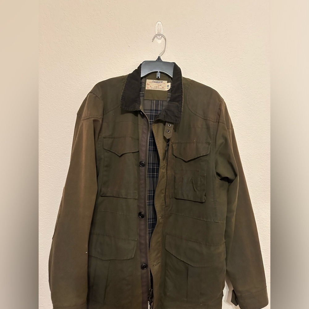 J Crew Waxed Cotton the British Millerain Co military jacket
